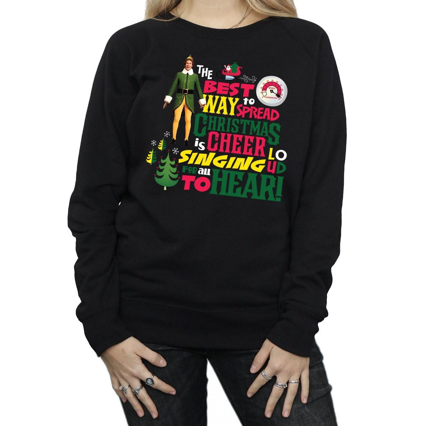 Elf Christmas Cheer Sweatshirt Imprimé  