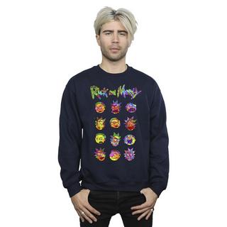 Rick And Morty Sweatshirt Col Rond  