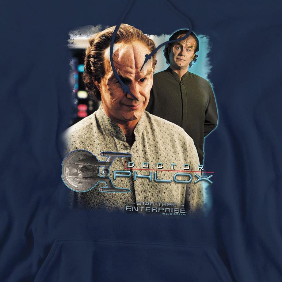 Star Trek Star Trek Phlox Enterprise Sweat à Capuche  