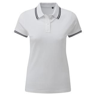 Asquith & Fox Poloshirt mit Kontraststreifen  