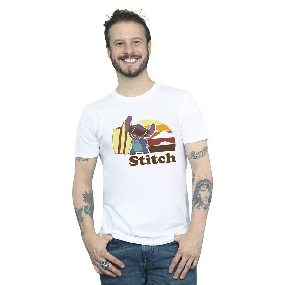 Disney T-Shirt Imprimé Graphique Stitch  