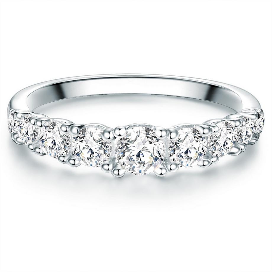 Ring Sterling Silber Zirkonia weiß