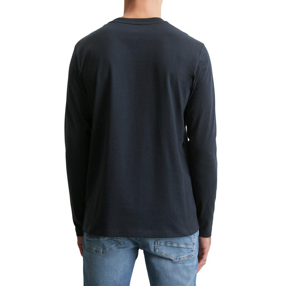 Marc O'Polo T-shirt à manches longues Coupe ajustée Petit logo  