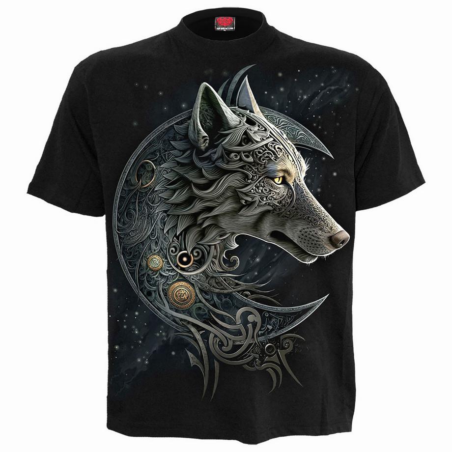 T-ShirtMotiftyle Imprimé Au Dos Celtic Wolf