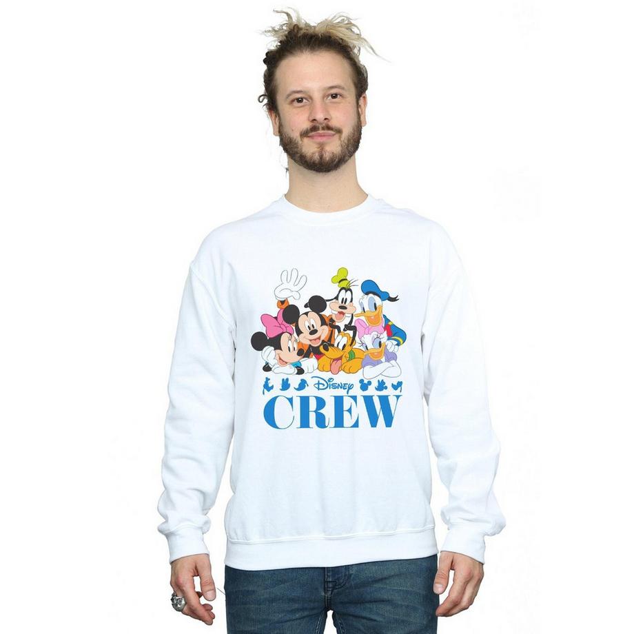 Disney Friends Sweatshirt Col Rond  