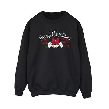 Minnie Mouse Christmas Holly Sweatshirt