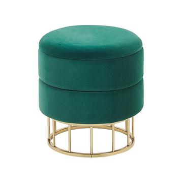 Pouf contenitore en Velluto Glamour ELGIN