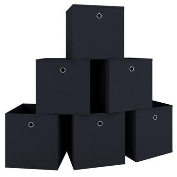6er Set Faltbox Klappbox Stoff Kiste Faltschachtel Regalbox Aufbewahrung Boxas
