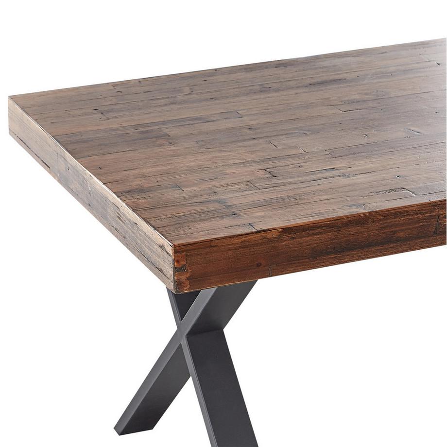 Beliani Tavolo da pranzo en Legno di pino  CLIFTON  