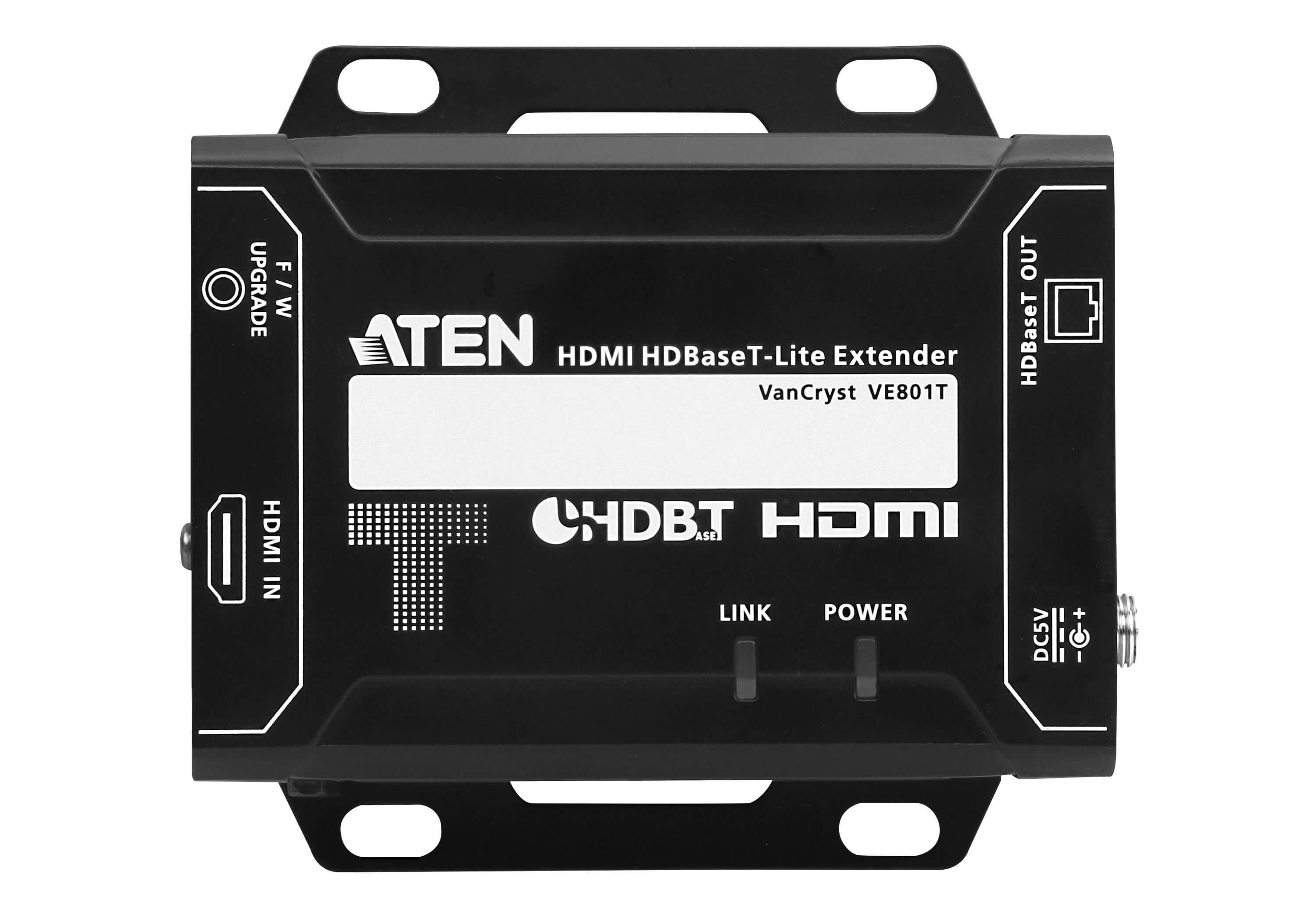 ATEN  ATEN VE801T extension audio/video Émetteur AV Noir 