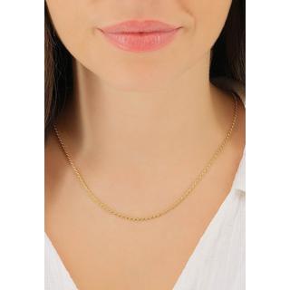 MUAU Schmuck  Collier cordon or jaune 750, 1.8mm, 42cm 