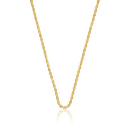MUAU Schmuck  Collier cordon or jaune 750, 1.8mm, 42cm 