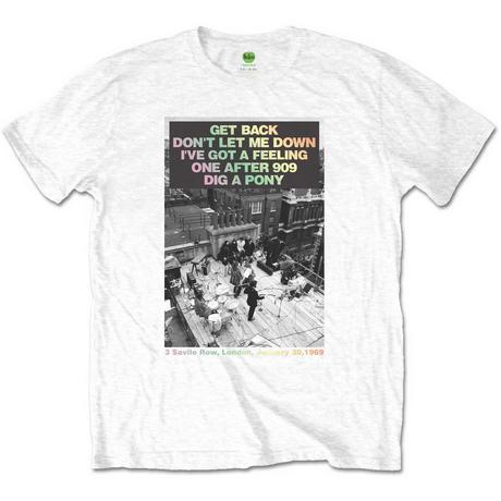 The Beatles Rooftop Songs T-Shirt  