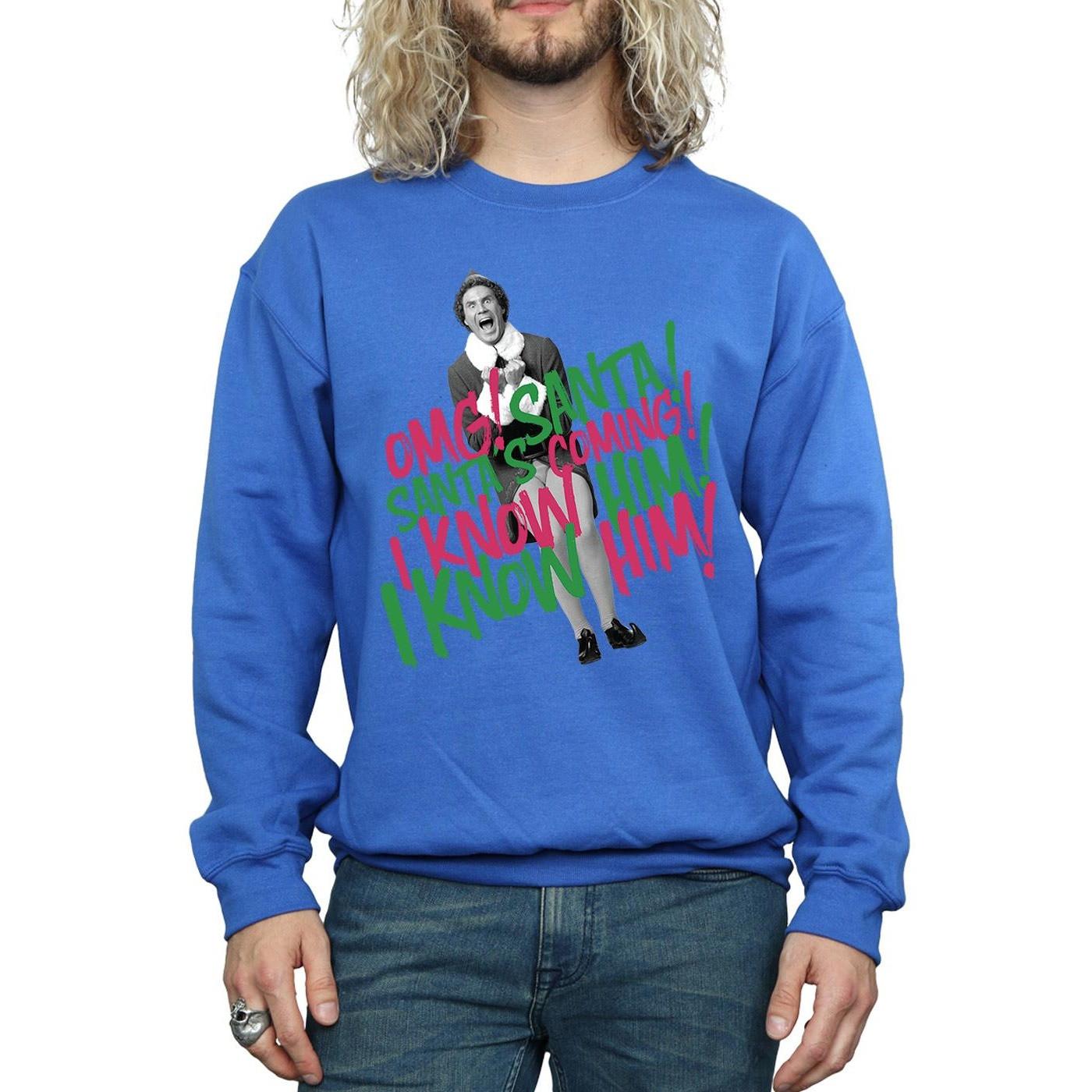 Elf Santas Coming Sweatshirt  