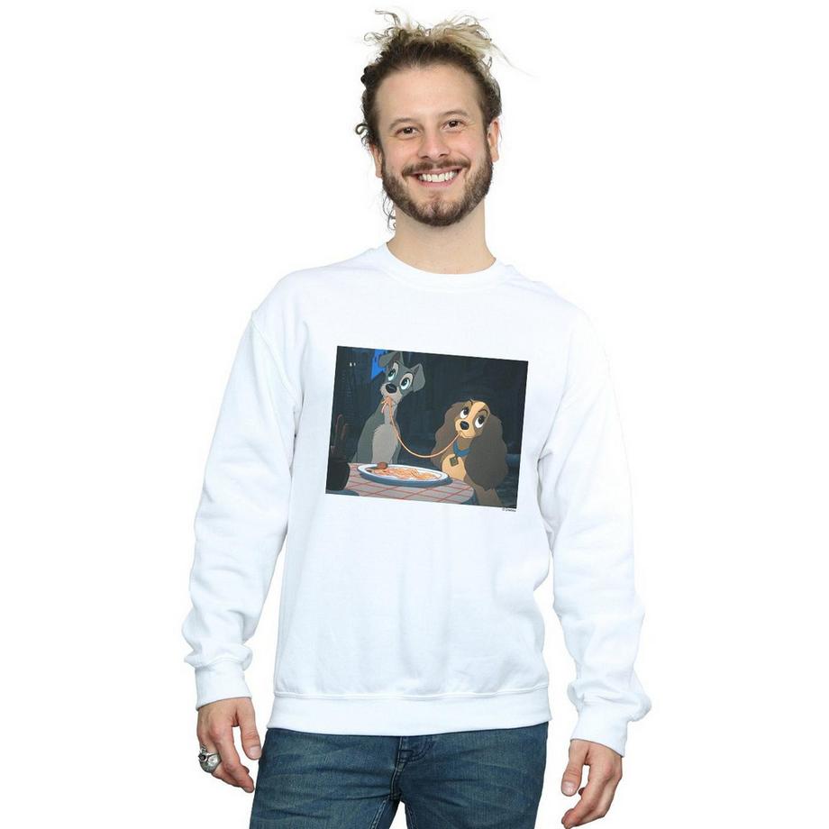 Disney Lady And The Tramp Spaghetti Slurp Sweatshirt  