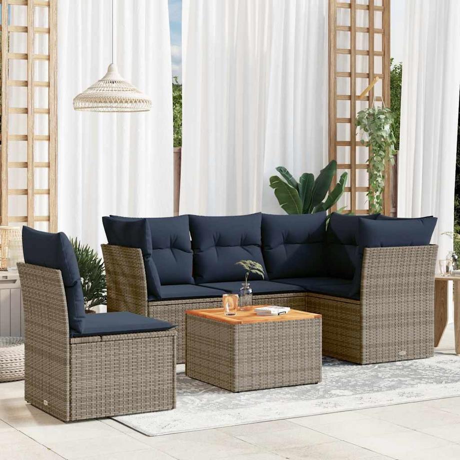 VidaXL Garten sofagarnitur poly-rattan  