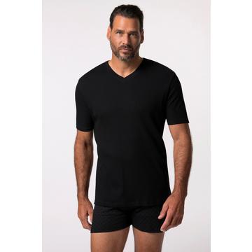 Maillot de corps en jersey côtelé, manches et col en V – jusqu'au 8 XL