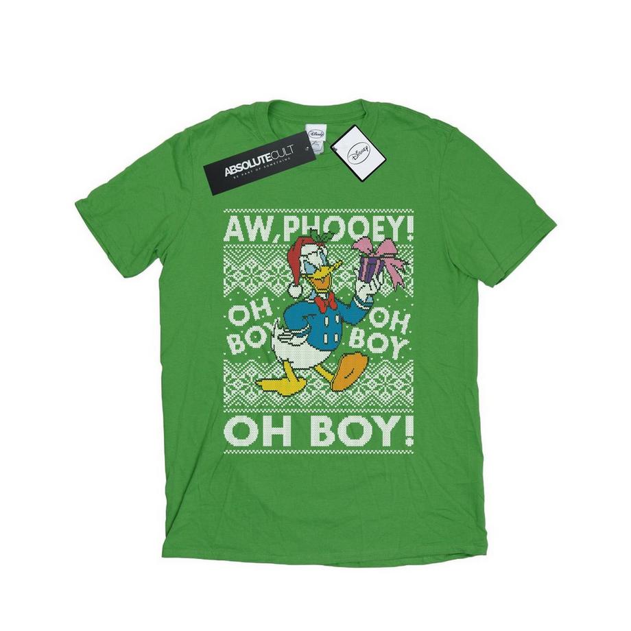Disney Donald Duck Aw Phooey Oh Boy T-Shirt Natalizio  