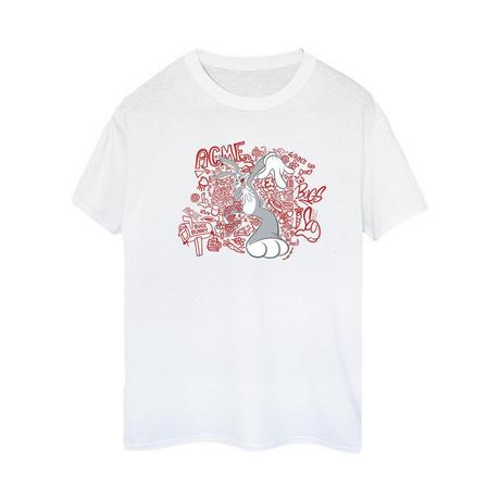 LOONEY TUNES Bugs Bunny T-Shirt Grafica  