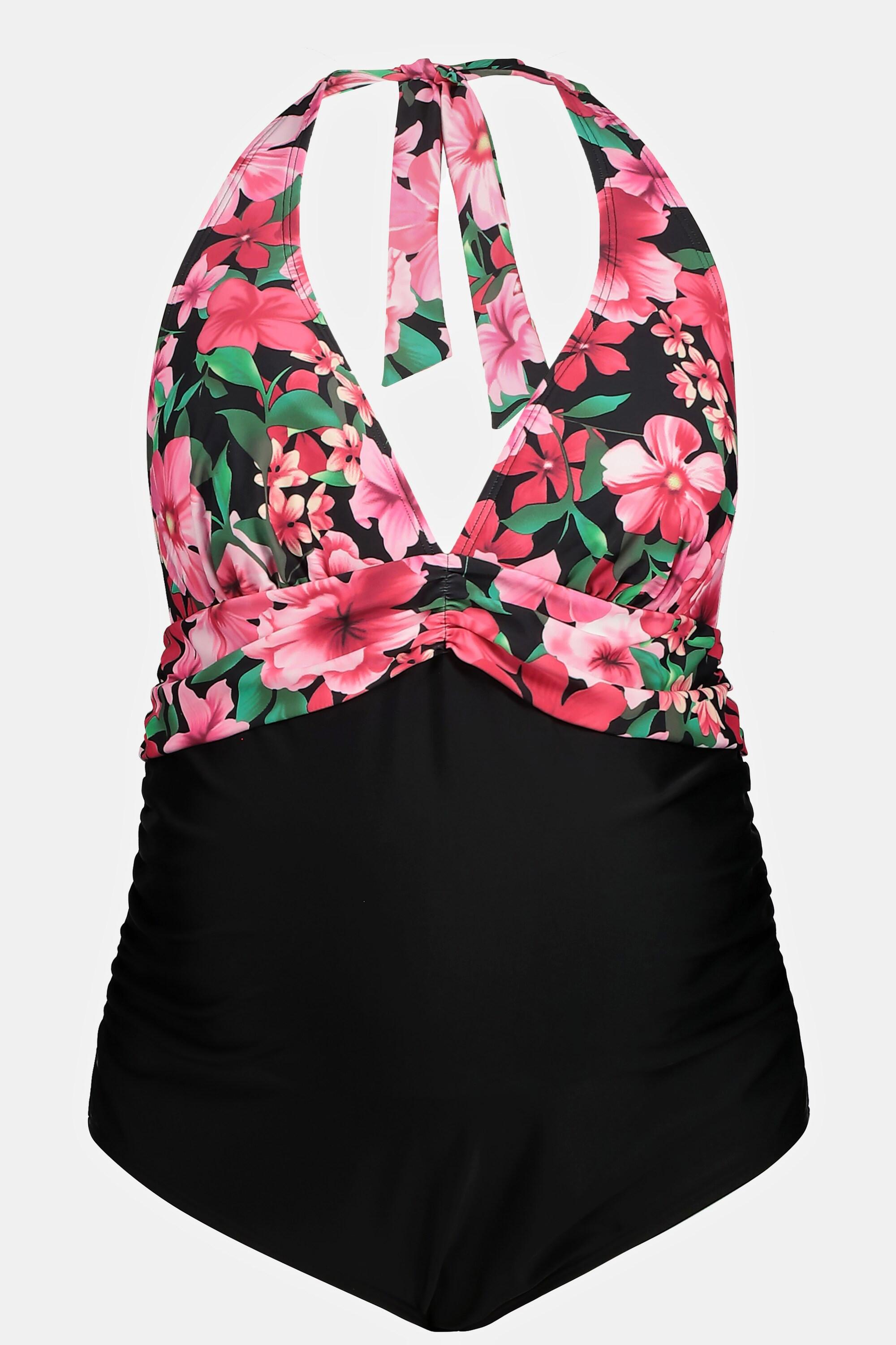 Ulla Popken Bellieva Neckholder Softcup Badeanzug  