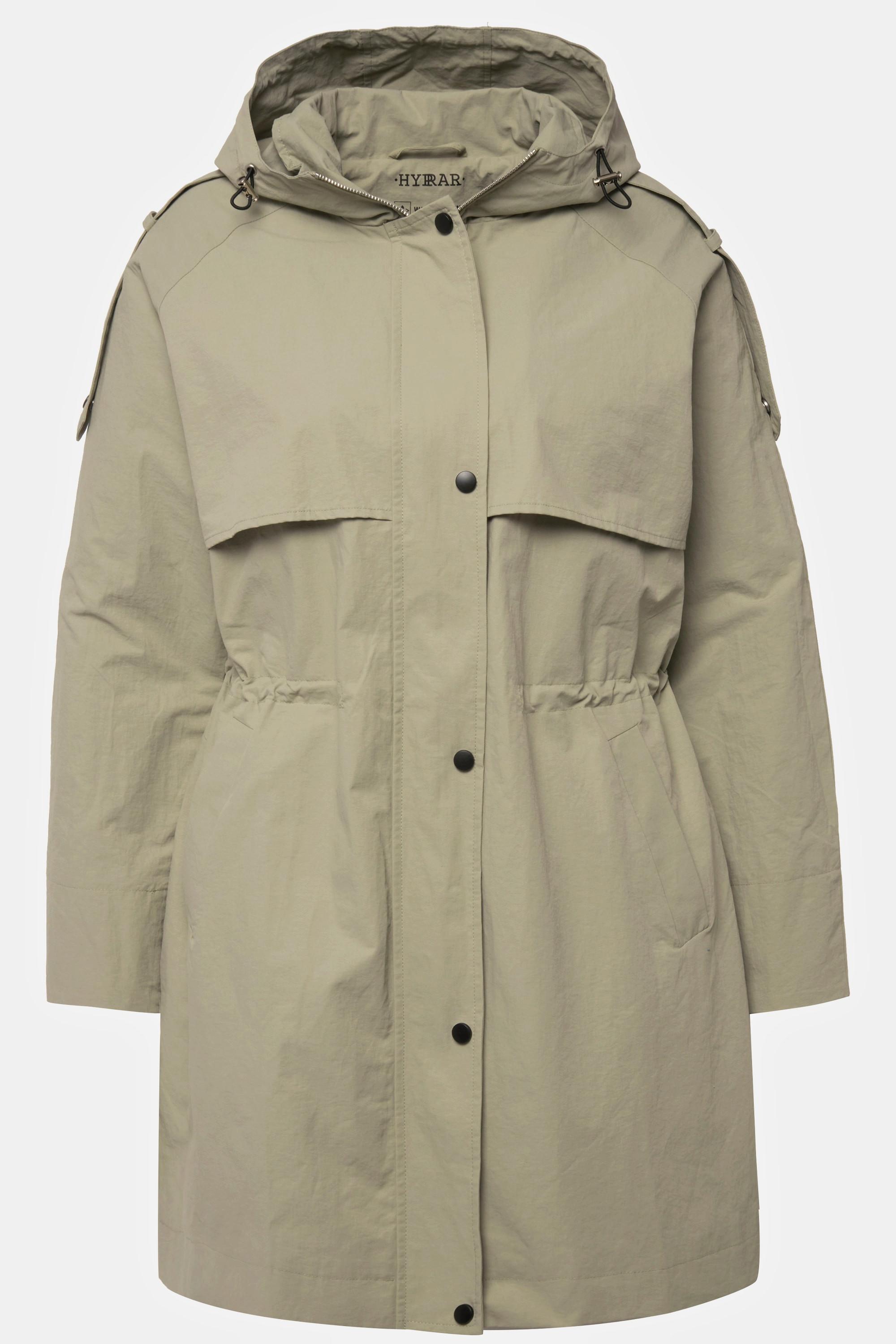 Ulla Popken HYPRAR Manteau fonctionnel imperméable à capuche  