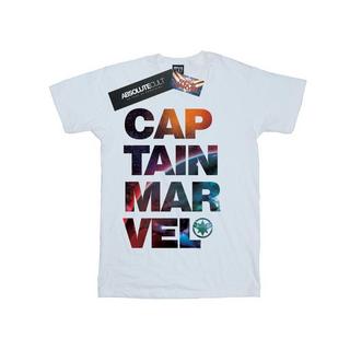 MARVEL  Tshirt CAPTAIN SPACE TEXT 