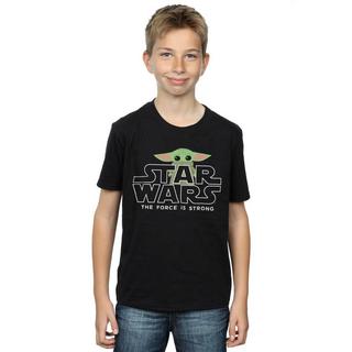 STAR WARS  Tshirt THE MANDALORIAN THE CHILD STRONG 