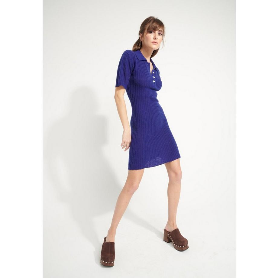 Studio Cashmere8 AVA 17 Robe en maille côtelée  