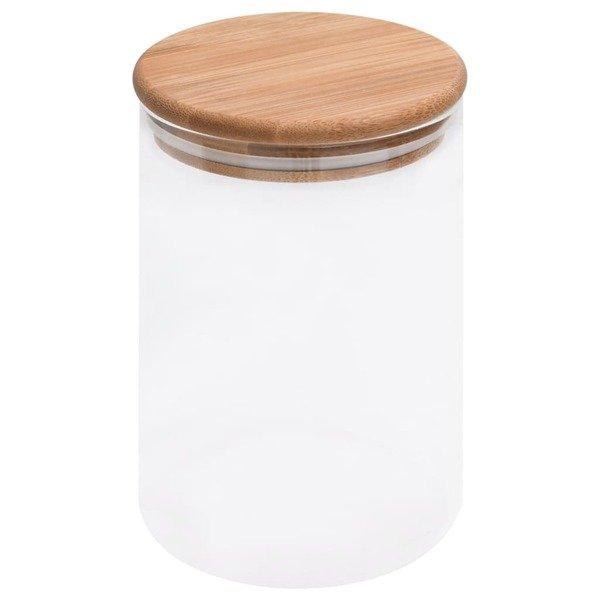 VidaXL Vorratsgläser mit bambusdeckel 4 stk. glas  