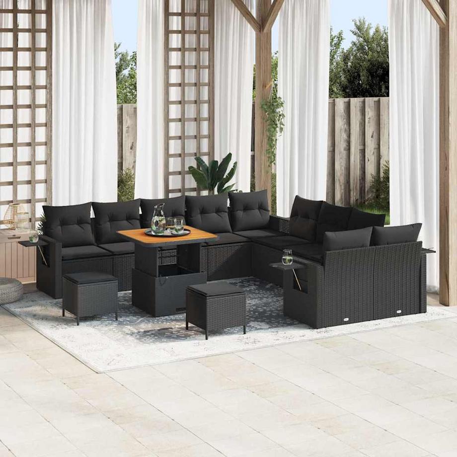VidaXL Gartensofa-set poly-rattan  