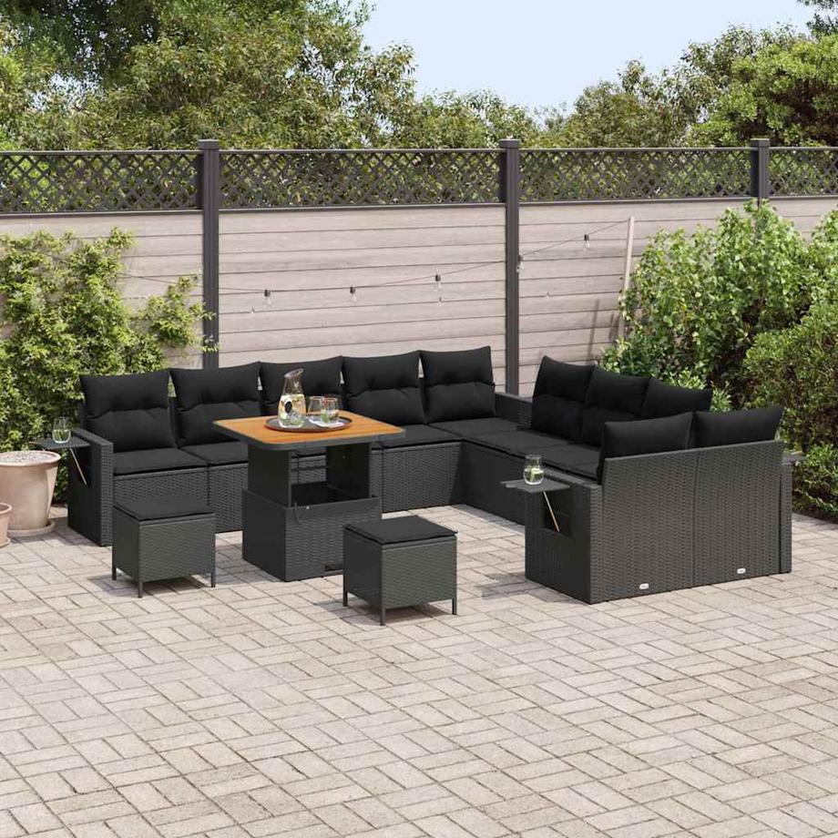 VidaXL Gartensofa-set poly-rattan  