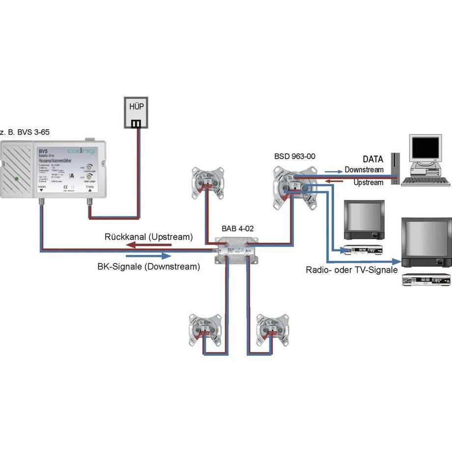 Axing  Kabel-TV Verstärker 