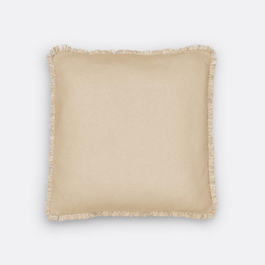 Housse de coussin coton natté