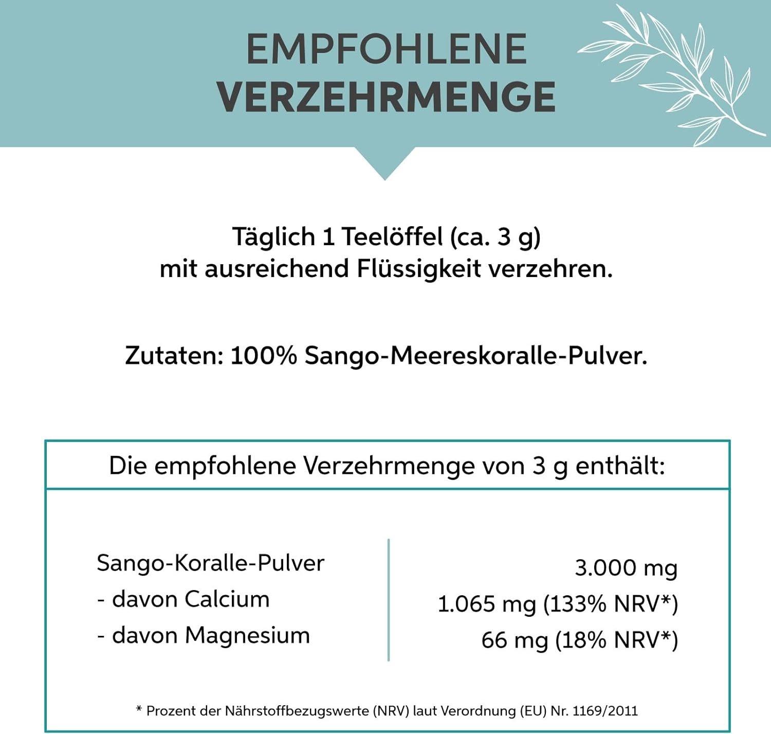 Eltabia  Polvere di corallo marino Sango 