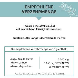 Eltabia  Polvere di corallo marino Sango 