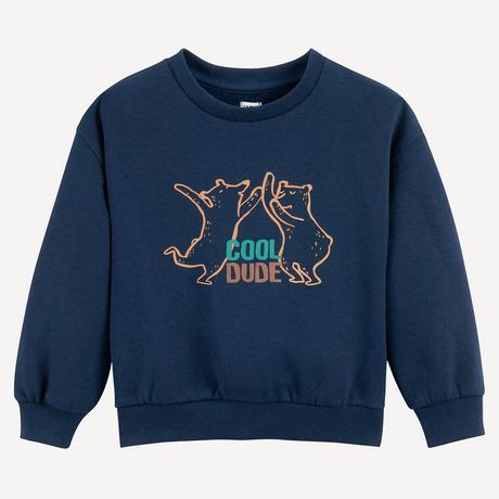 La Redoute Collections  Sweatshirt mit Rundhalsausschnitt aus Molton 