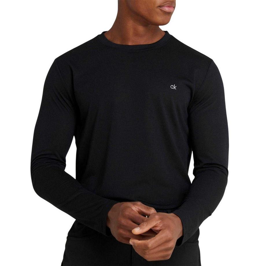 Calvin Klein  Maglietta Golf Aderente Logo Ricamato Misura  (Confezione da tre) 