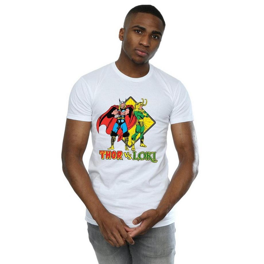 MARVEL Thor vs Loki T-Shirt Imprimé  