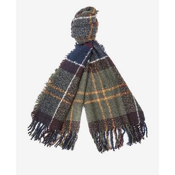 BARBOUR TARTAN BOUCLE SCARF-0