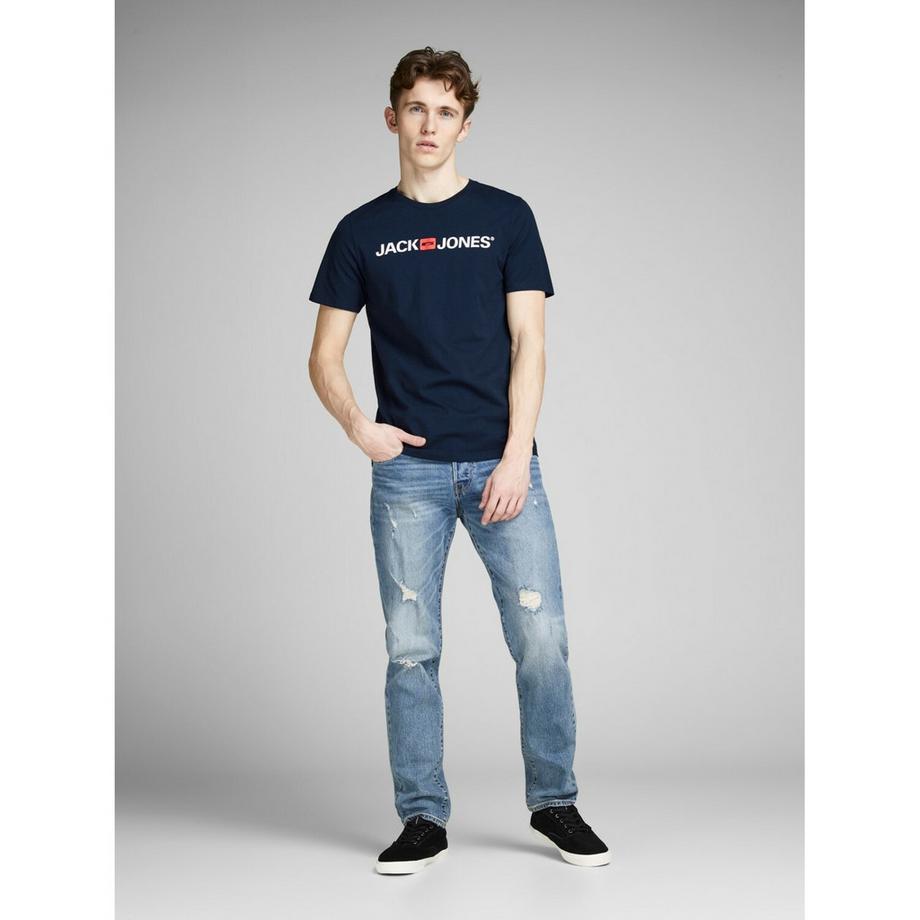 JACK & JONES Rundhals Slim Fit T-Shirt  