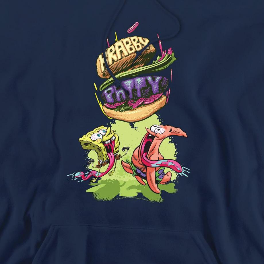 Nickelodeon Krabby Patty From The Sky Felpa Con Cappuccio  