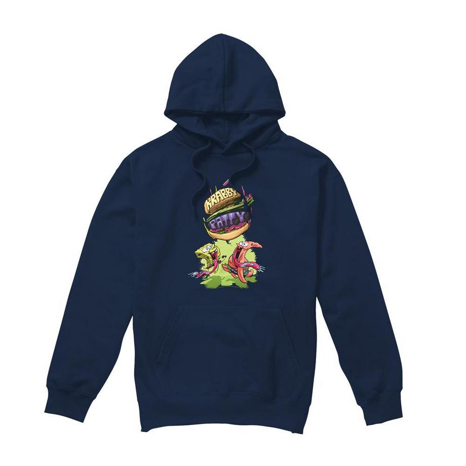 Krabby Patty From The Sky Felpa Con Cappuccio