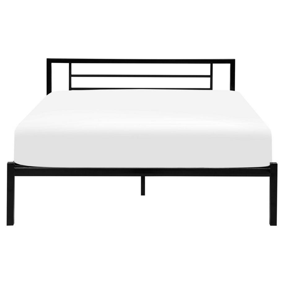 Beliani Letto con rete a doghe en Acciaio Moderno CUSSET  