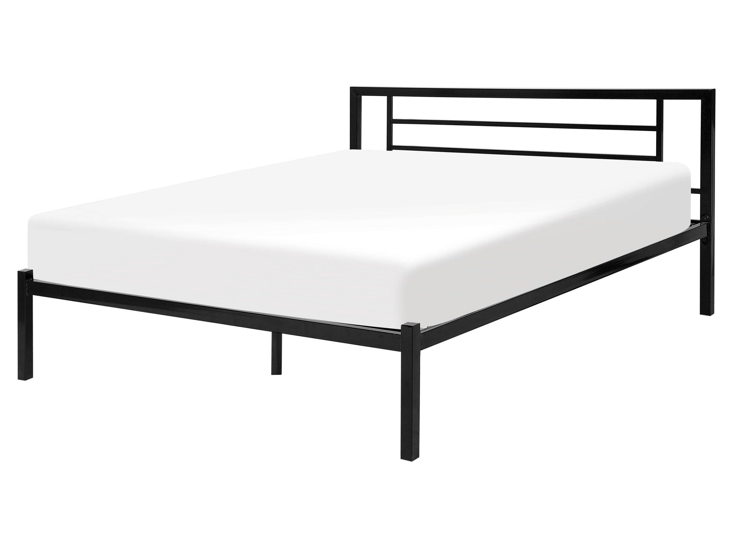 Beliani Bett mit Lattenrost aus Stahl Modern CUSSET  