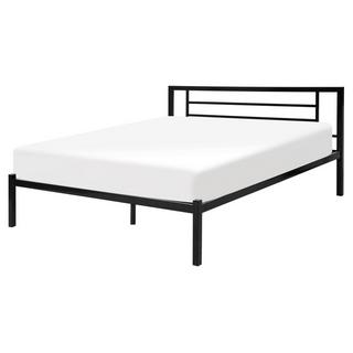 Beliani Bett mit Lattenrost aus Stahl Modern CUSSET  