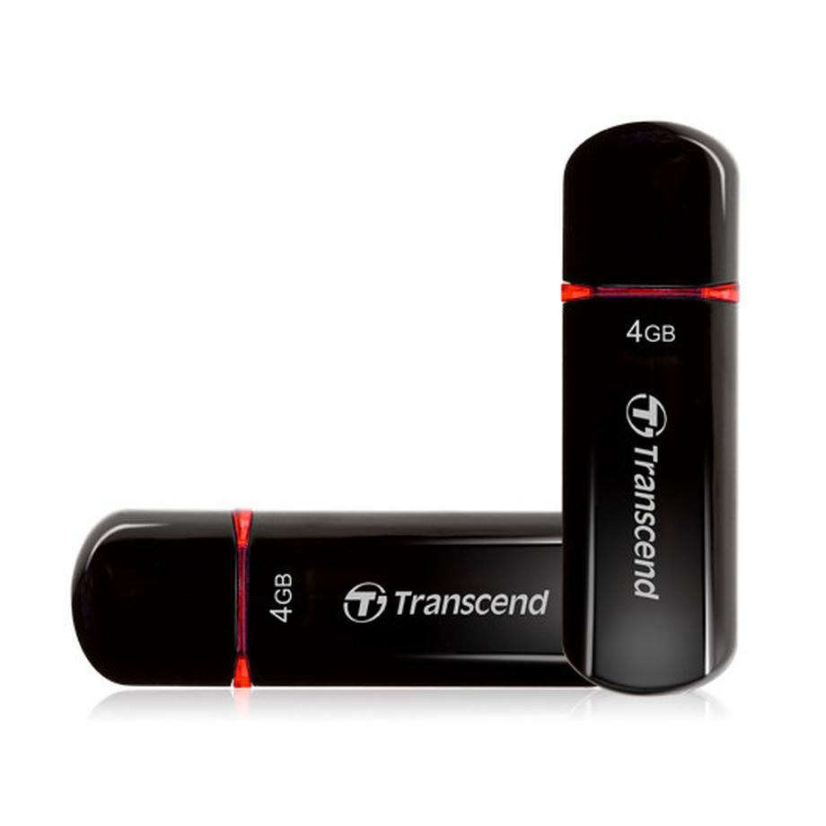 Transcend JetFlash 600 USB-Stick 4 GB USB Typ-A 2.0 Schwarz