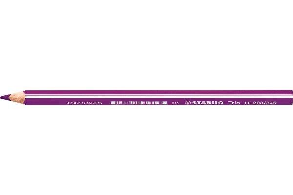 STABILO STABILO Farbstift ergonomisch 4,2mm 203/345 Trio dick rotviolett  