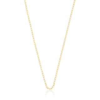 MUAU Schmuck  Collier Anker Gelbgold 750, 2mm, 45cm 