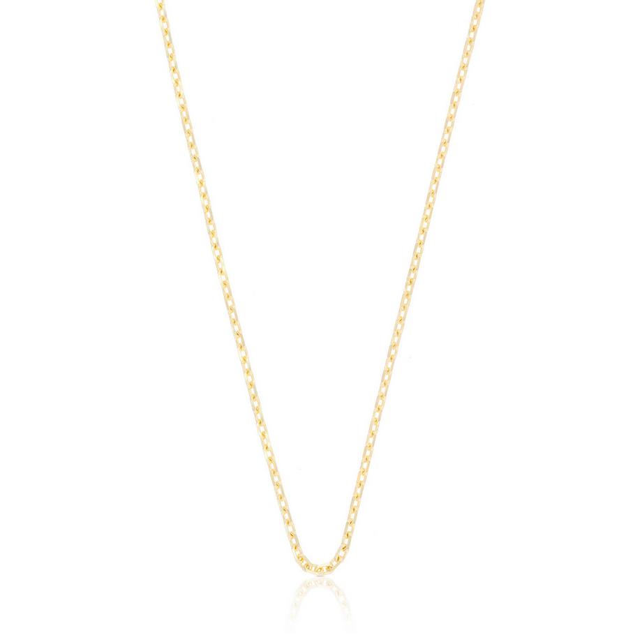 MUAU Schmuck  Collier Anker Gelbgold 750, 2mm, 45cm 