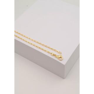 MUAU Schmuck  Collier Anker Gelbgold 750, 2mm, 45cm 
